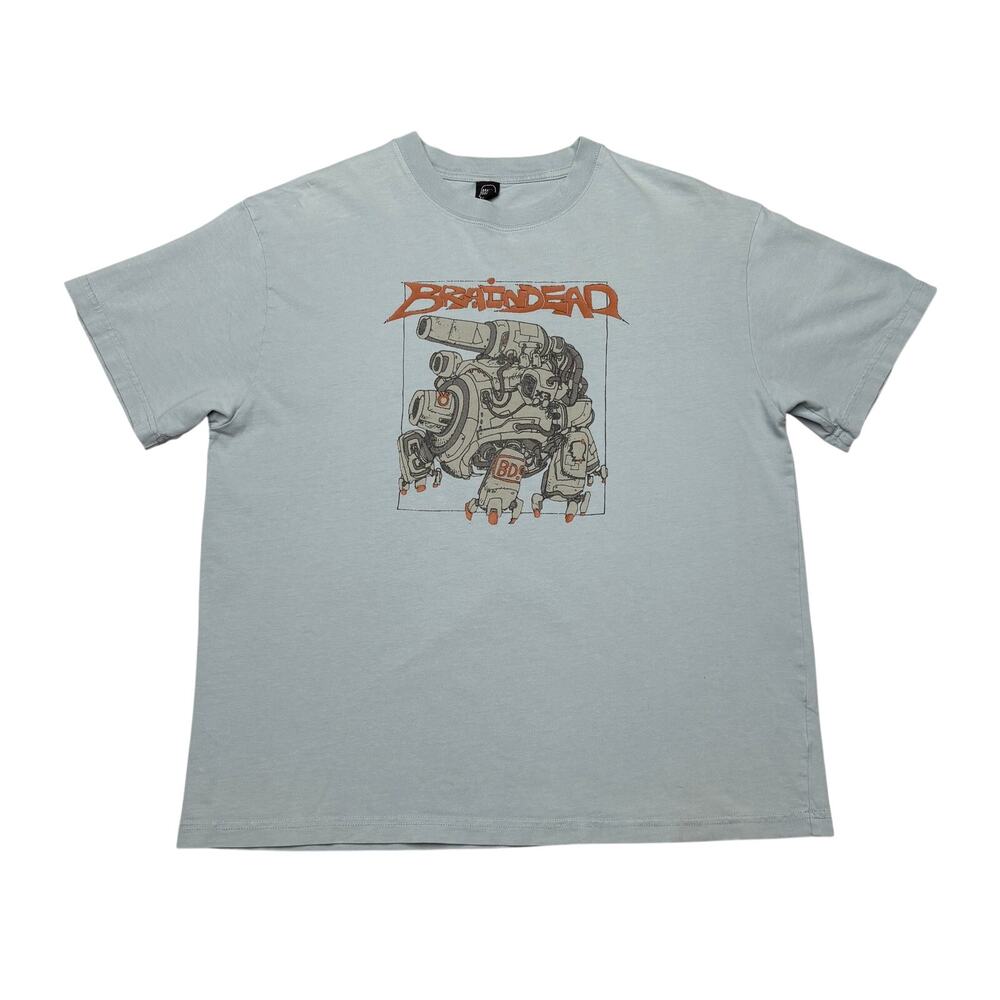 Brain Dead Mech Tank T-Shirt Men's Medium Graphic Tee Skater Streetwear